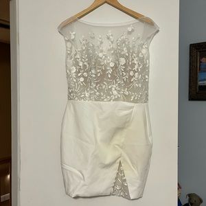 Bridal mini dress